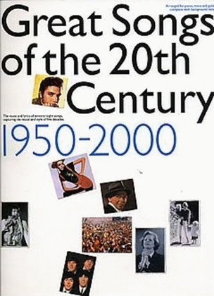 Great Songs Of 20Th Century 1950-2000 (Piano / Vocal / Guitar)
