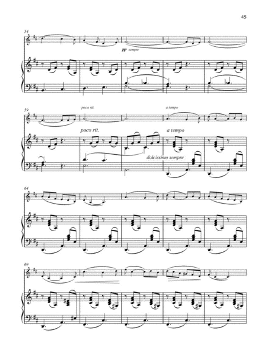 Berceuse Violin Solo scores gallery preview page 5