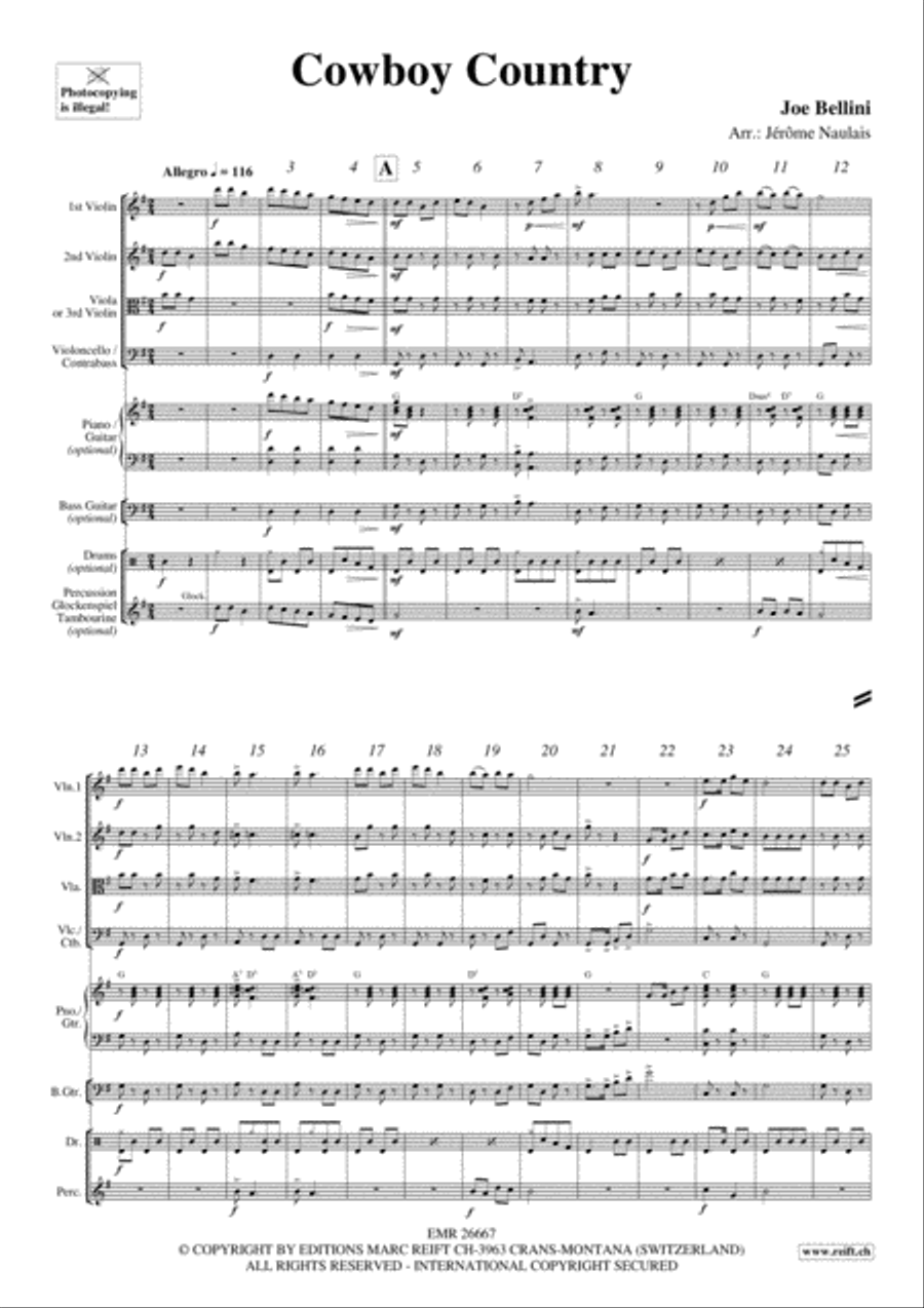 Cowboy Country Cello scores gallery preview page 3