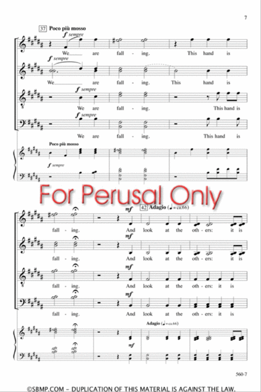 Autumn - SATB divisi Octavo Divisi scores gallery preview page 6