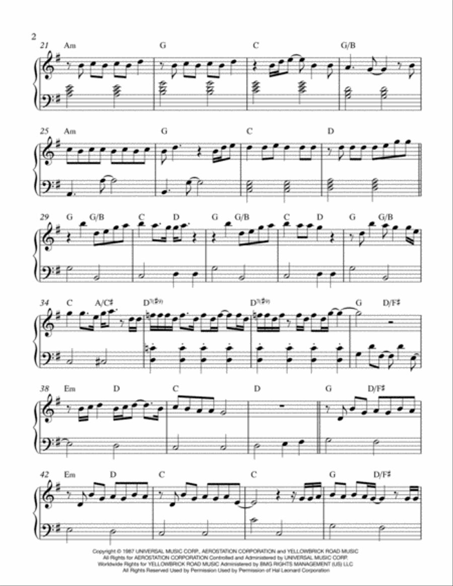 Man In The Mirror Voice scores gallery preview page 2