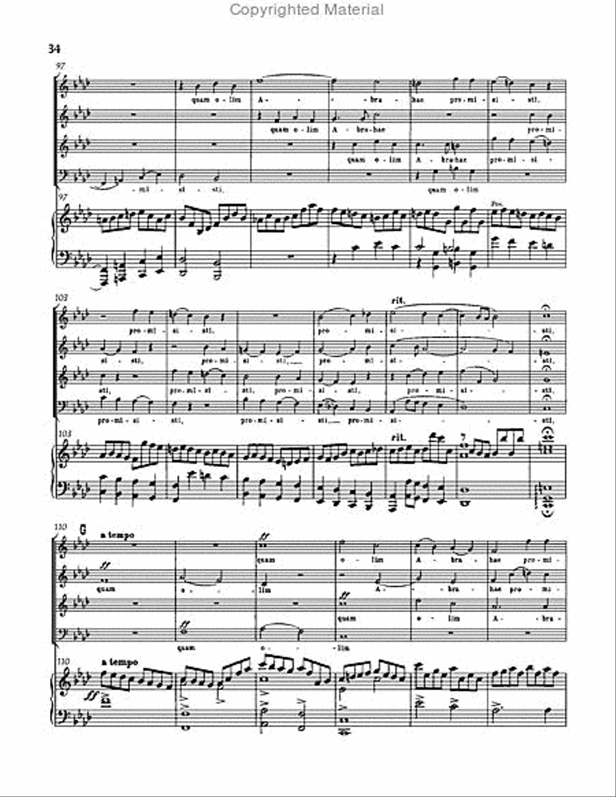 Requiem in D minor, WAB 39 Choir scores gallery preview page 34