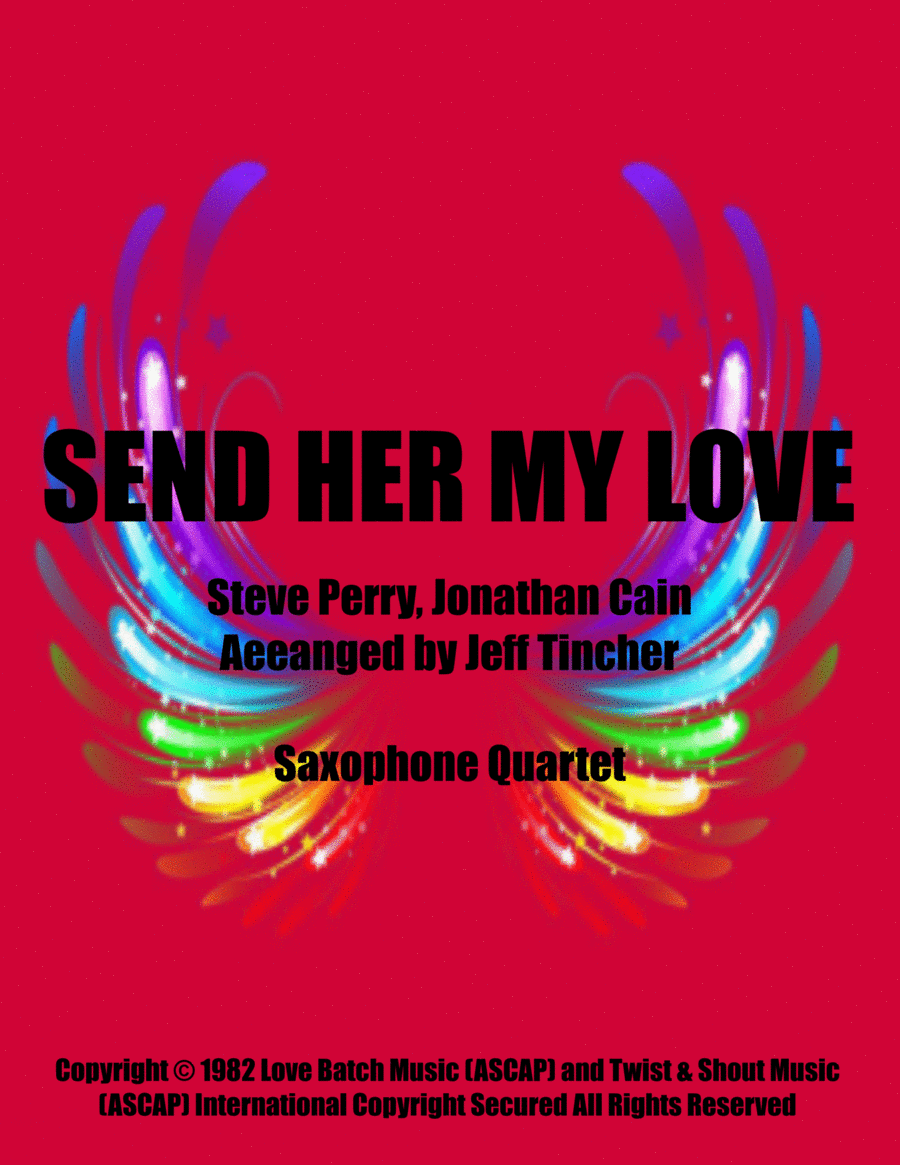 Send Her My Love Saxophone Quartet scores gallery preview page 1