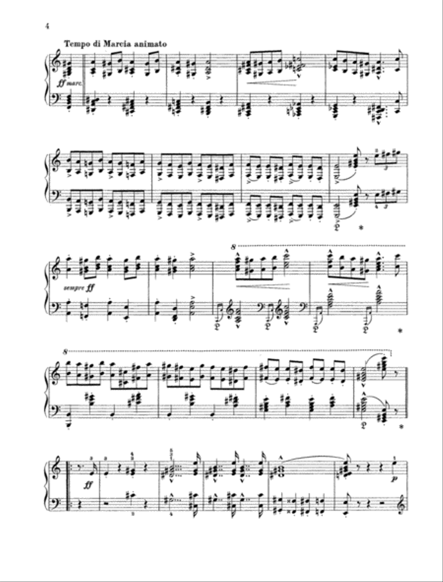 Hungarian Rhapsody No. 15 Piano Solo scores gallery preview page 2