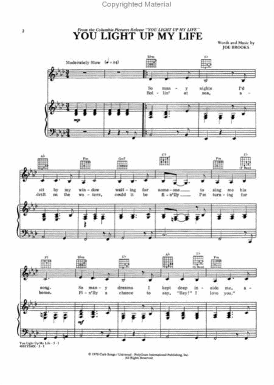 You Light Up My Life You Light Up My Life Small Ensemble scores gallery preview page 2