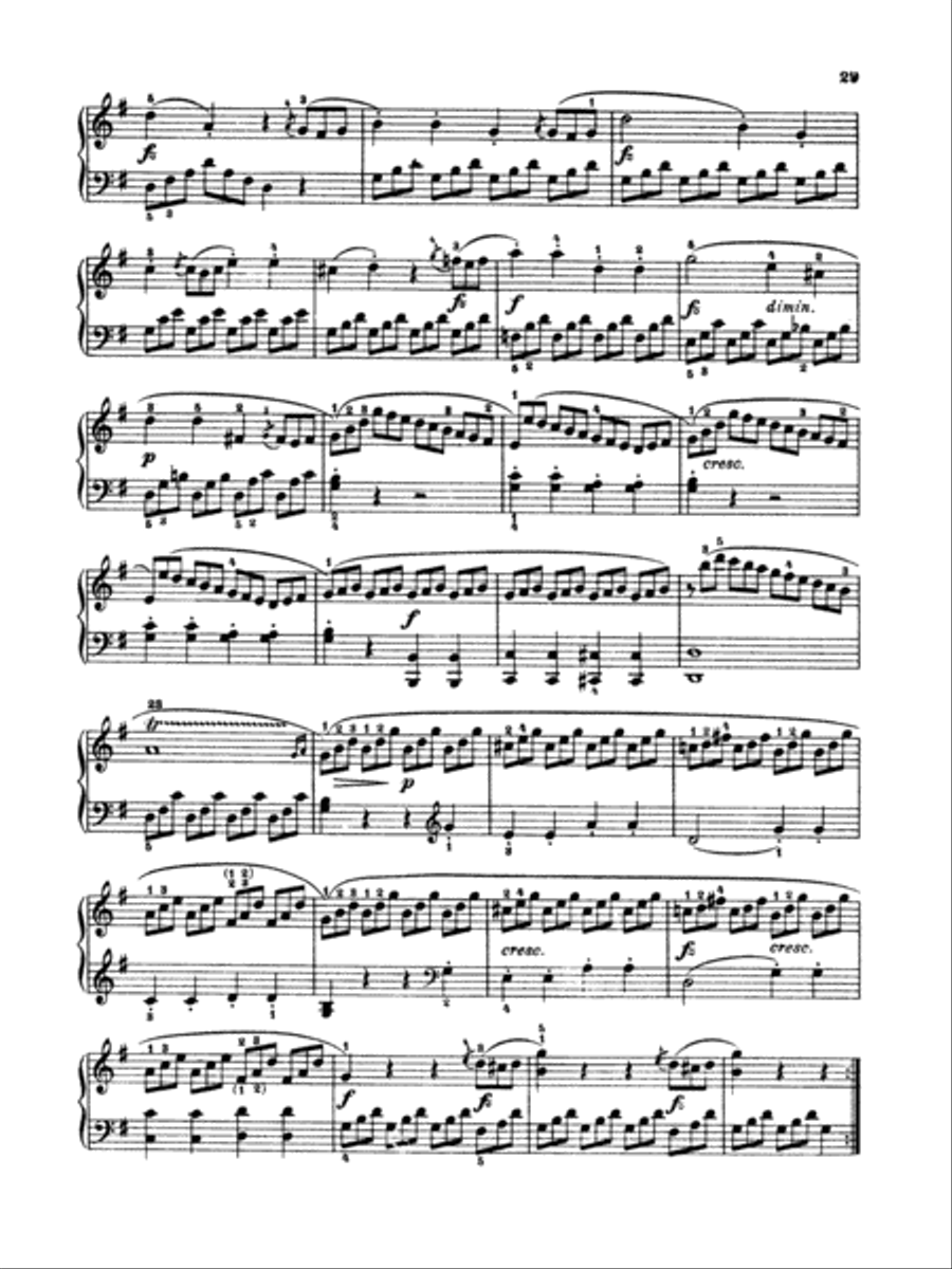 Clementi: Twelve Sonatinas Piano Solo scores gallery preview page 4