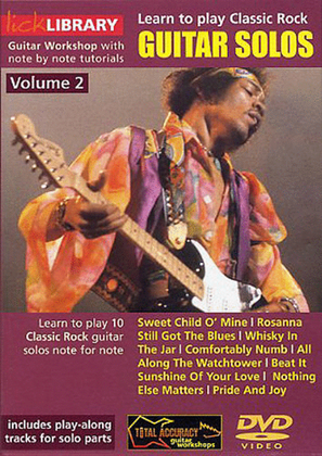 Learn To Play Classic Rock Guitar Solos Volume 2