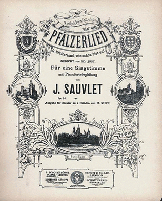 Book cover for Pfalzerlied Voice/piano