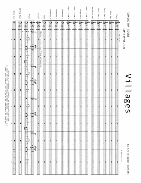 Villages, BMI Work #25869956 - (Jazz Ensemble Score and Parts Bundle) image number null