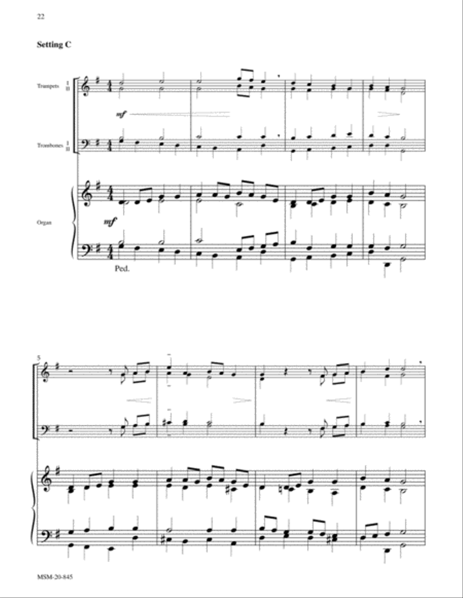God, Who Stretched the Spangled Heavens (Holy Manna) Choir scores gallery preview page 5