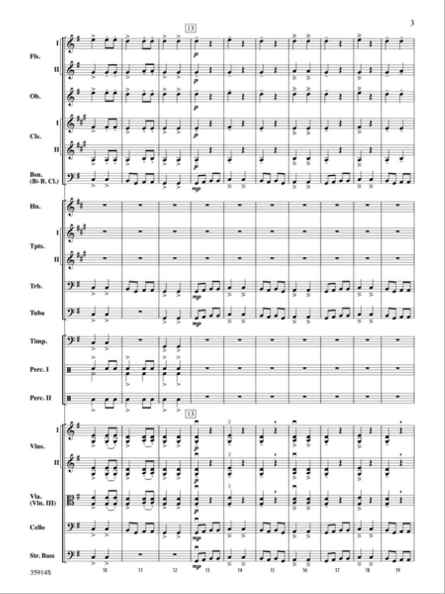 Sword Dance Sword Dance Full Orchestra scores gallery preview page 13