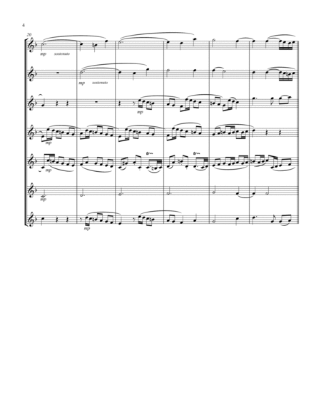 Recordare (from "Requiem") (F) (Violin Septet)