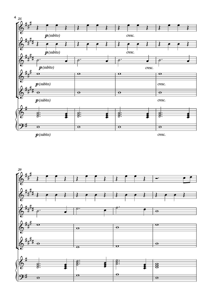 Yellow Submarine Saxophone Quintet scores gallery preview page 4