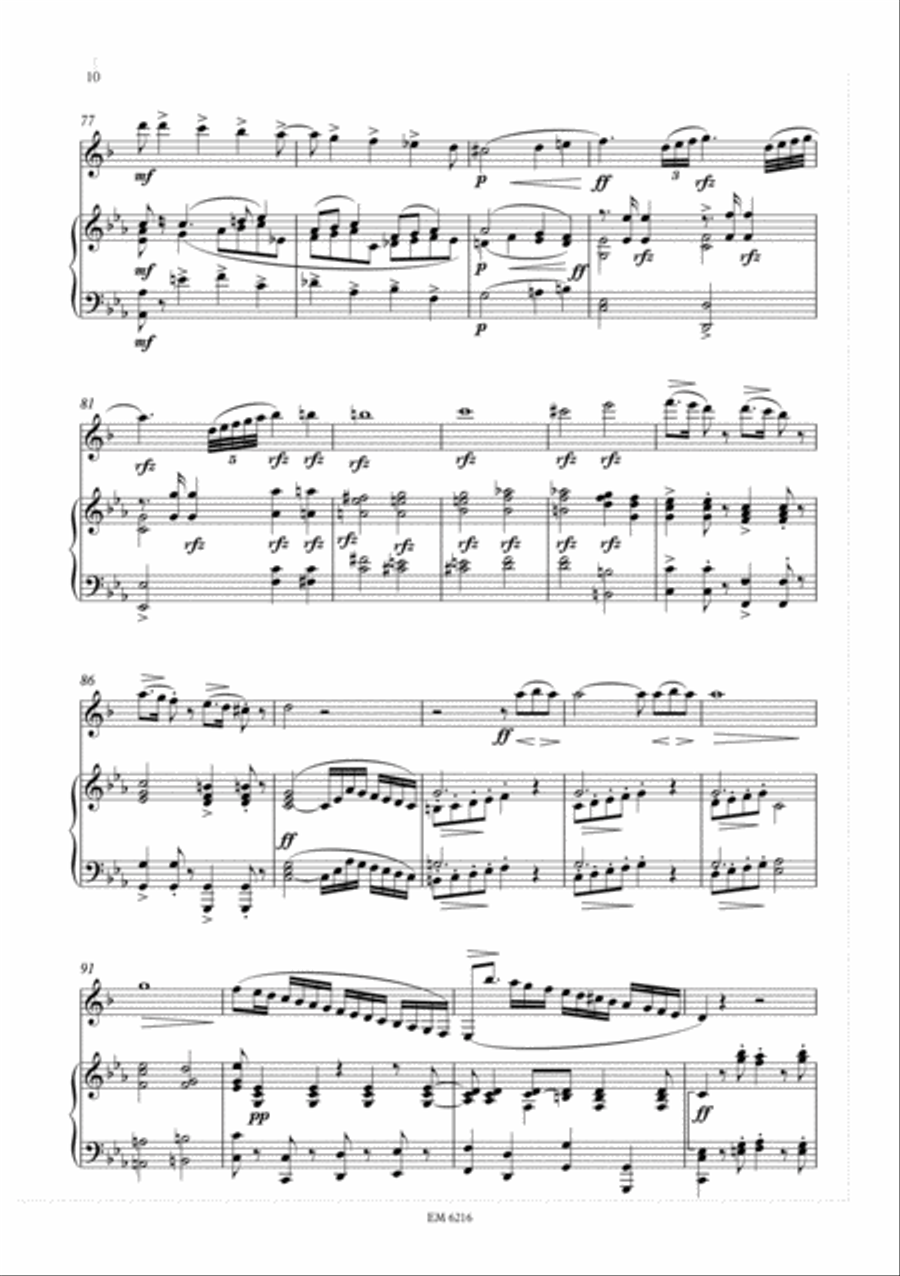 Concertino nr. 2 for Clarinet (Piano Reduction)