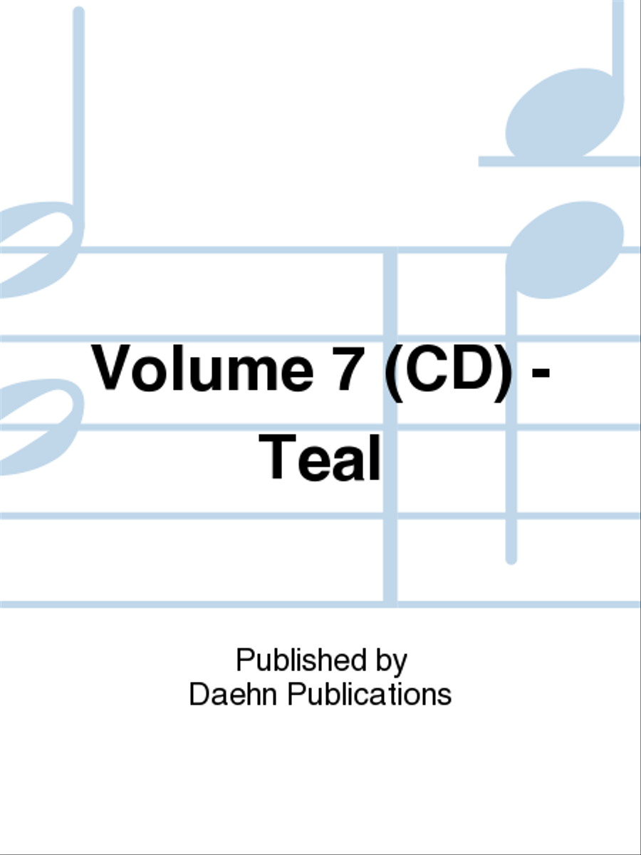 Volume 7 (CD) - Teal CD scores gallery preview page 1