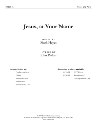 Jesus, at Your Name - Brass Score/Parts