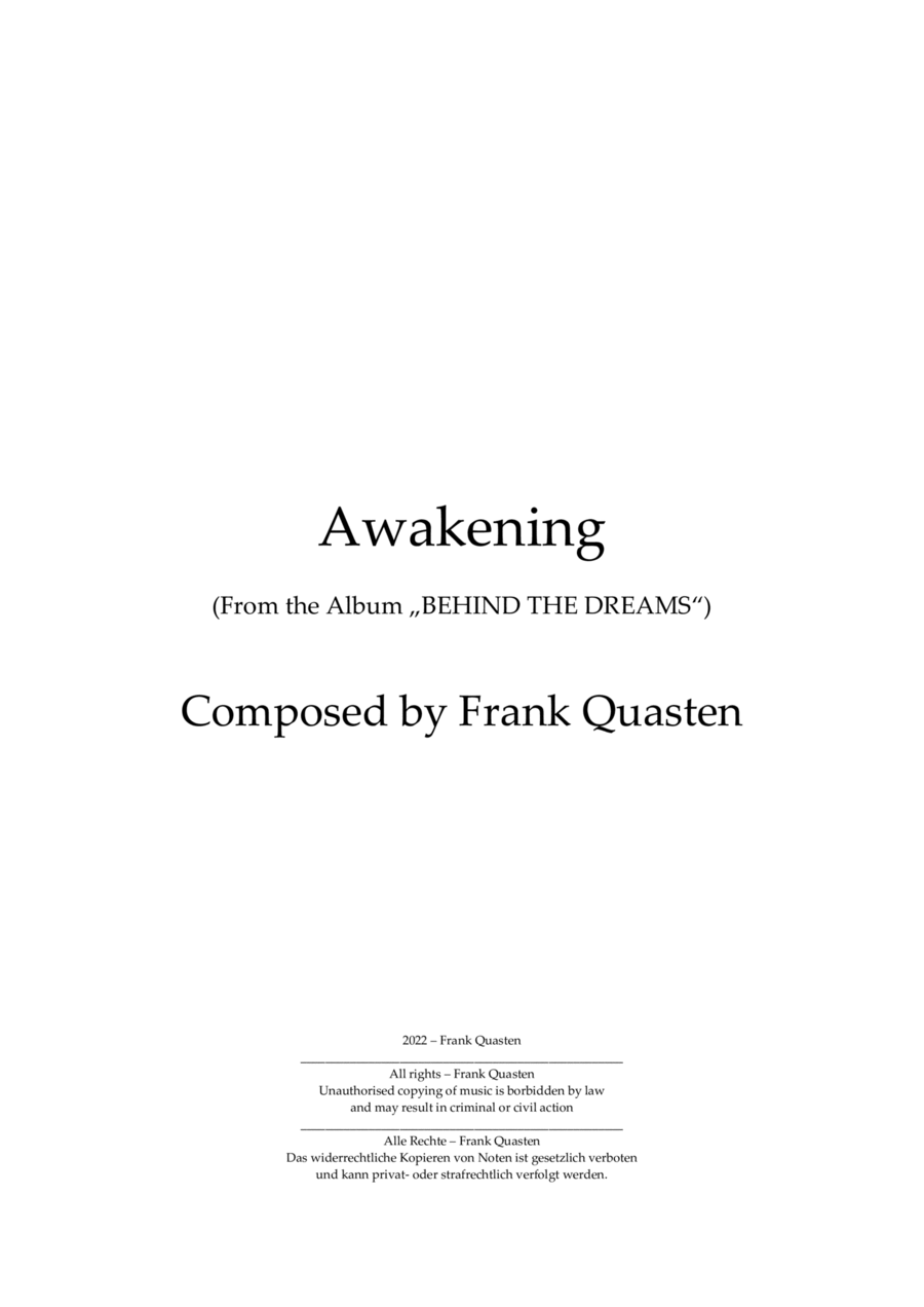 Awakening Piano Solo scores gallery preview page 1