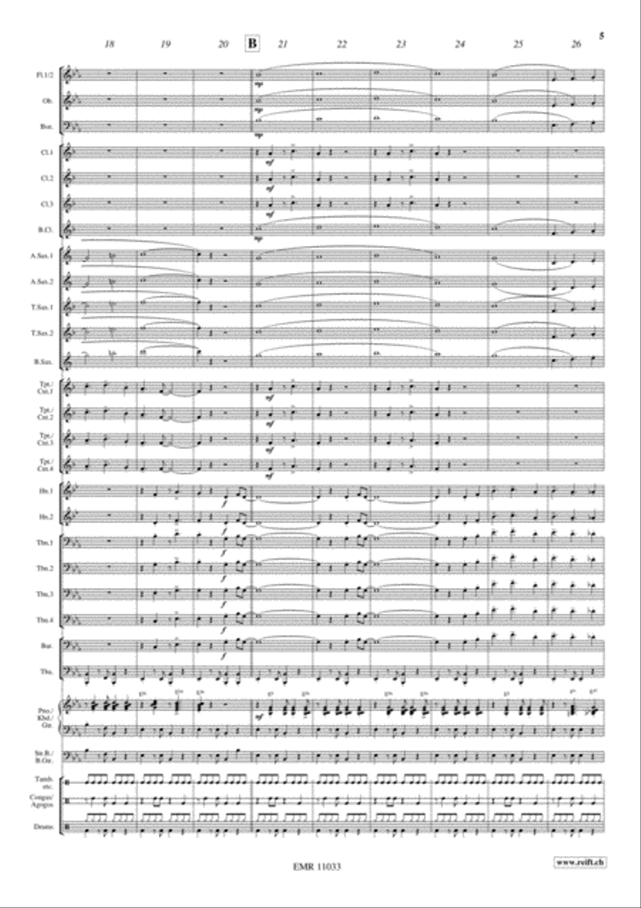 Carnival Samba Concert Band scores gallery preview page 6