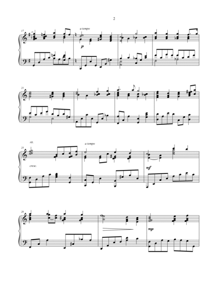Abide With Me, sacred music for piano solo image number null