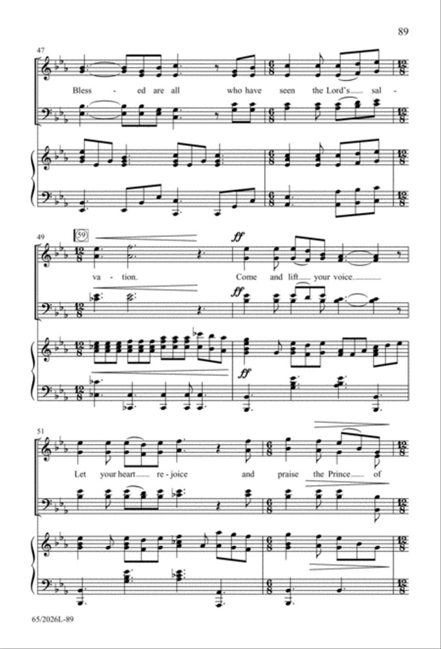 Night of the Father's Love 4-Part scores gallery preview page 90