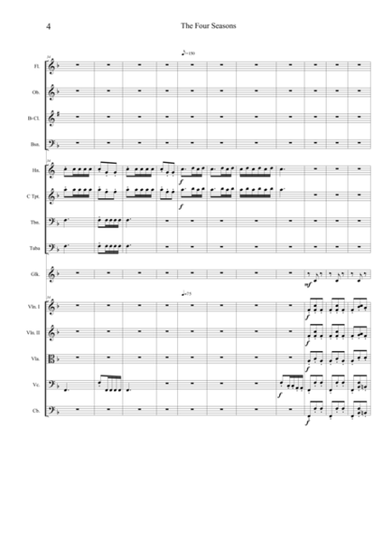 Vivaldi's Autumn 3rd Movement - Score Only image number null