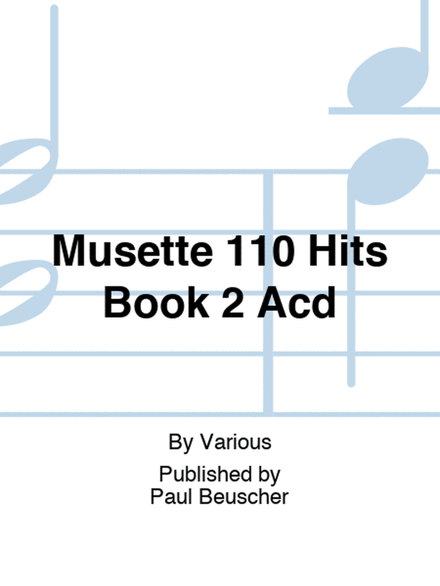Musette 110 Hits Book 2 Acd