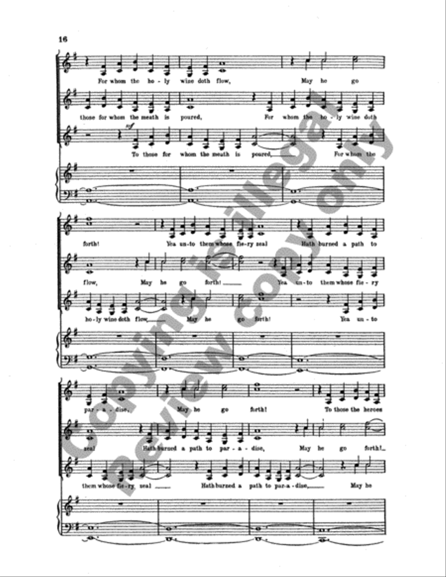 Choral Hymns from the Rig-Veda, Group 2 2-Part scores gallery preview page 9