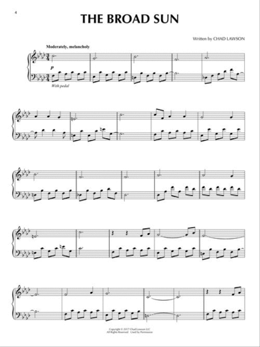 Chad Lawson – Piano Sheet Music Collection Piano Solo scores gallery preview page 6