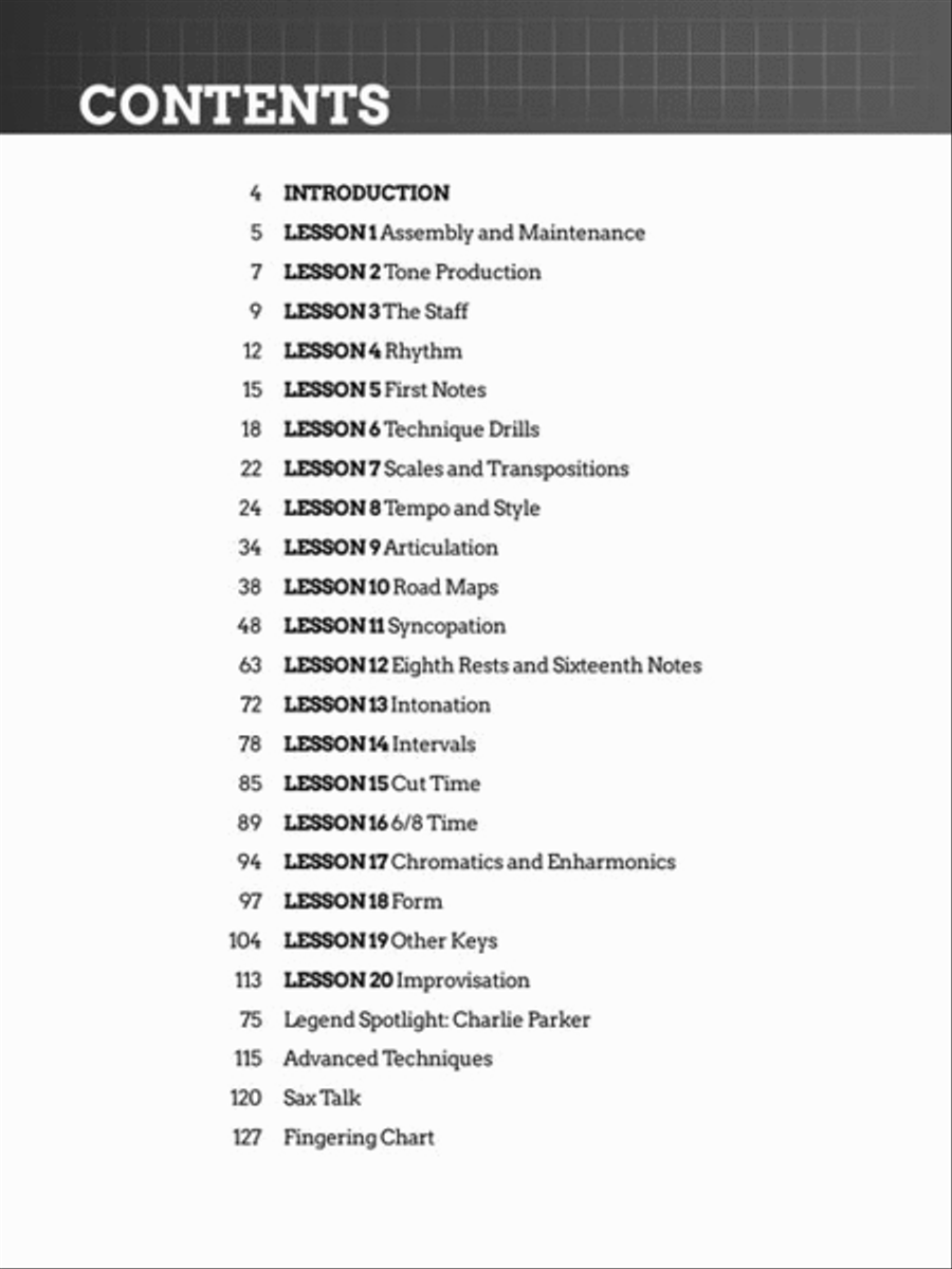 Do-It-Yourself Alto Sax Alto Saxophone scores gallery preview page 3