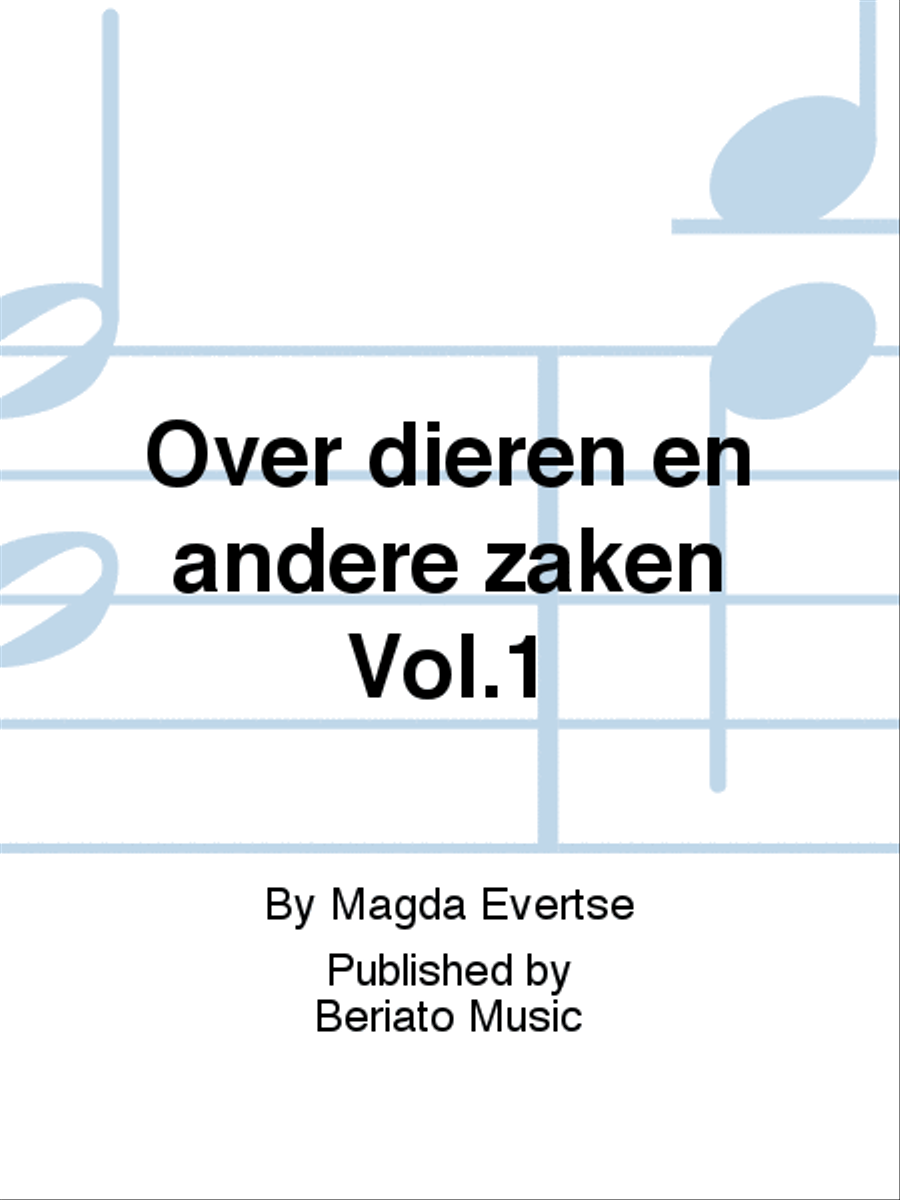 Over dieren en andere zaken Vol.1 Piano Solo scores gallery preview page 1