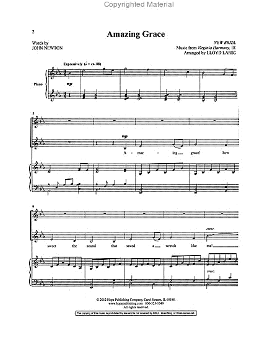 Classic Hymns for Two Voices, Vol. 1-Book and Accomp. CD Vocal Duet scores gallery preview page 2