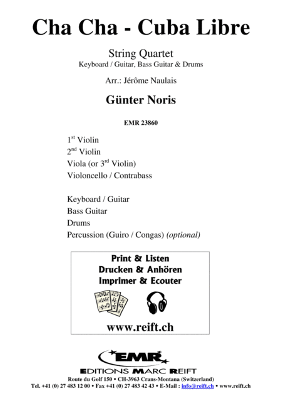 Cha Cha - Cuba Libre Cha Cha - Cuba Libre Cello scores gallery preview page 2