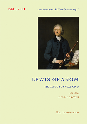 Book cover for Six flute sonatas, op. 7