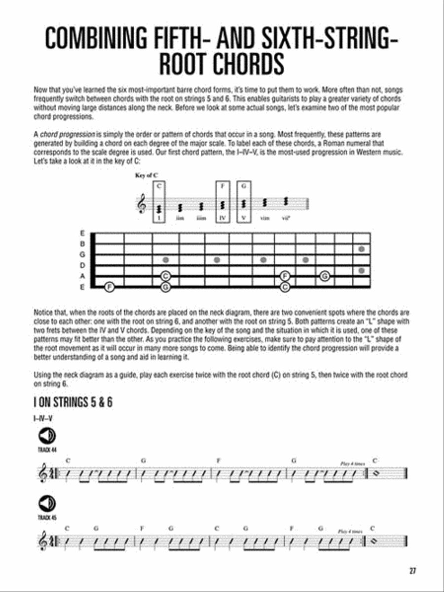 Barre Chords Barre Chords Guitar scores gallery preview page 6