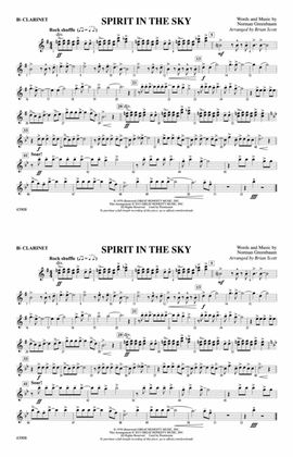 Spirit in the Sky (from Guardians of the Galaxy): 1st B-flat Clarinet