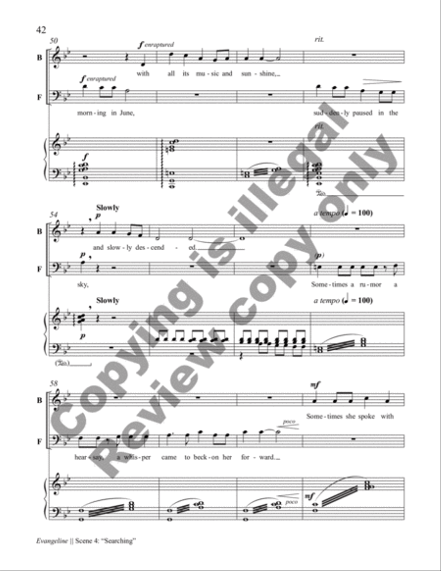 Evangeline Choir scores gallery preview page 21