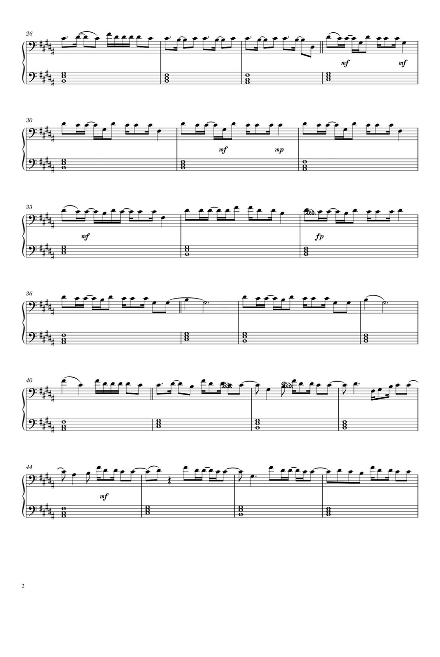 Heartless Heartless Piano Solo scores gallery preview page 2