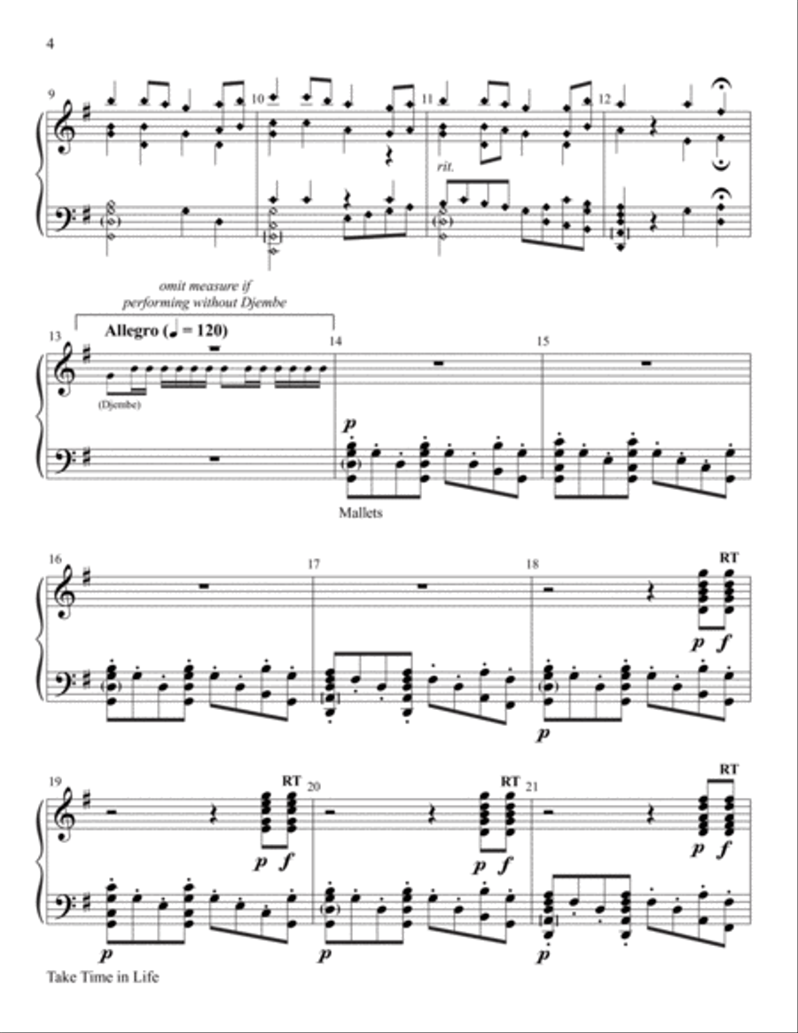 Take Time in Life 5-Octaves scores gallery preview page 4