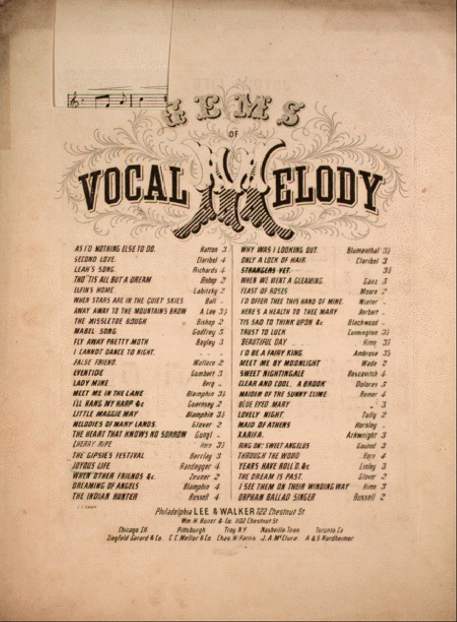 Joyous Life. Canzone Voice scores gallery preview page 1