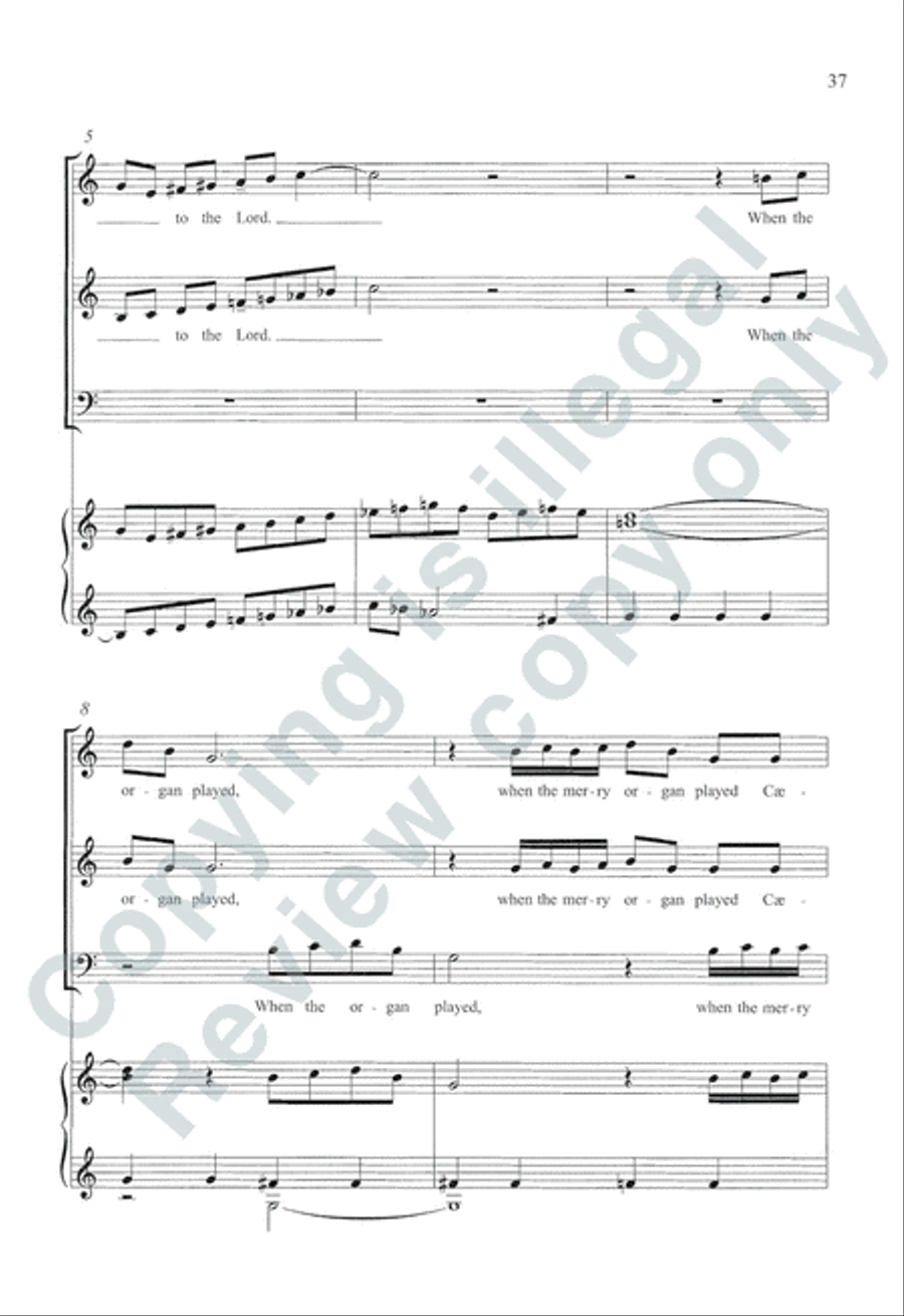 Somerset Anthem Books, Volume VII (Holidays) 3-Part scores gallery preview page 33