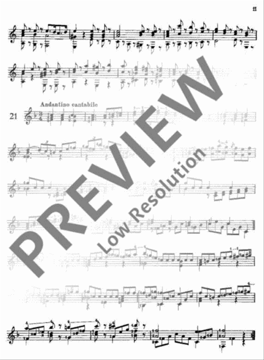 Progressive Studies for Beginners Classical Guitar scores gallery preview page 12