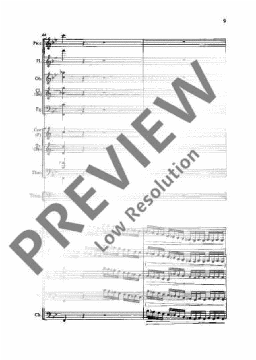 Overture G minor Orchestra scores gallery preview page 18
