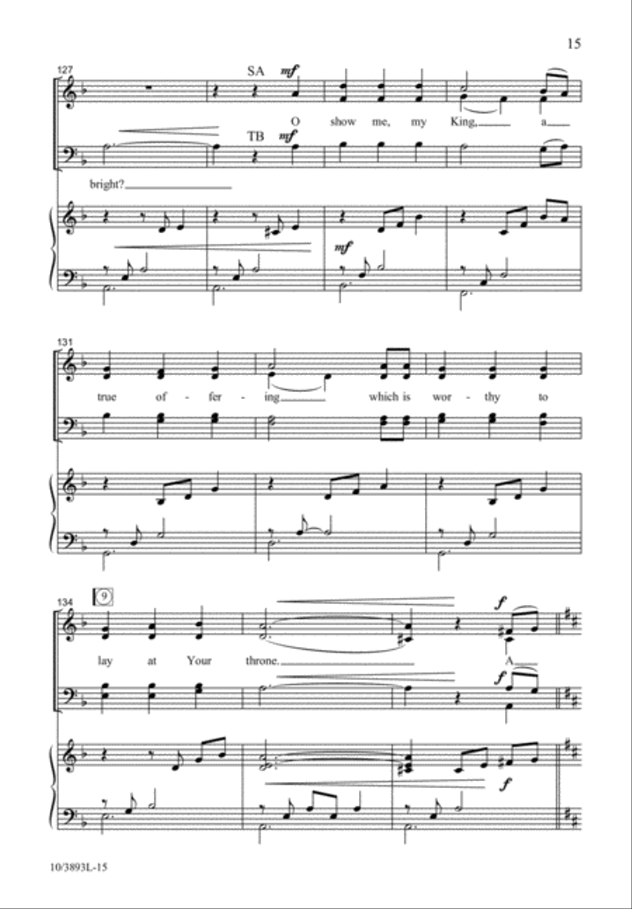 The Birth of a King 4-Part scores gallery preview page 15