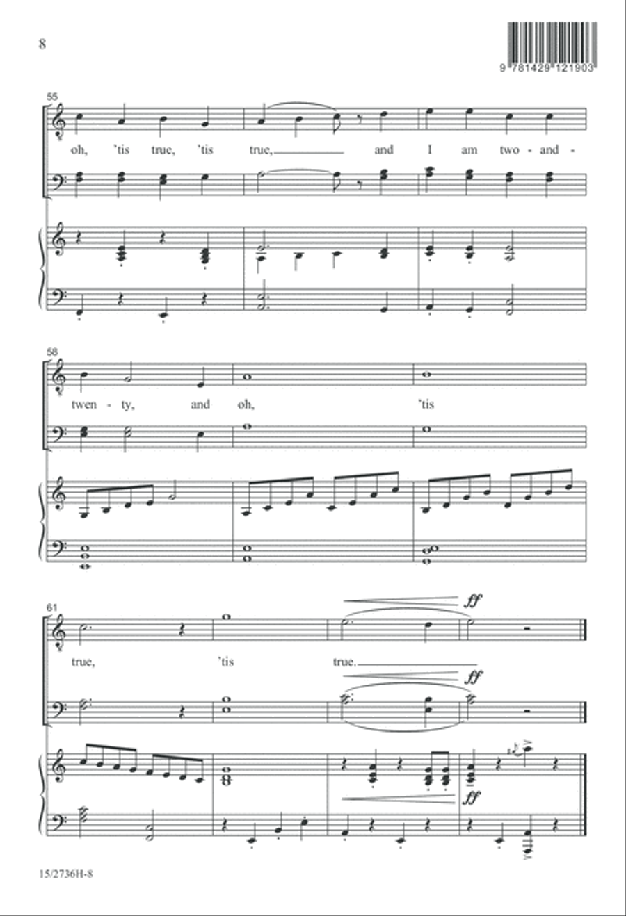 When I Was One-and-Twenty TTB scores gallery preview page 8