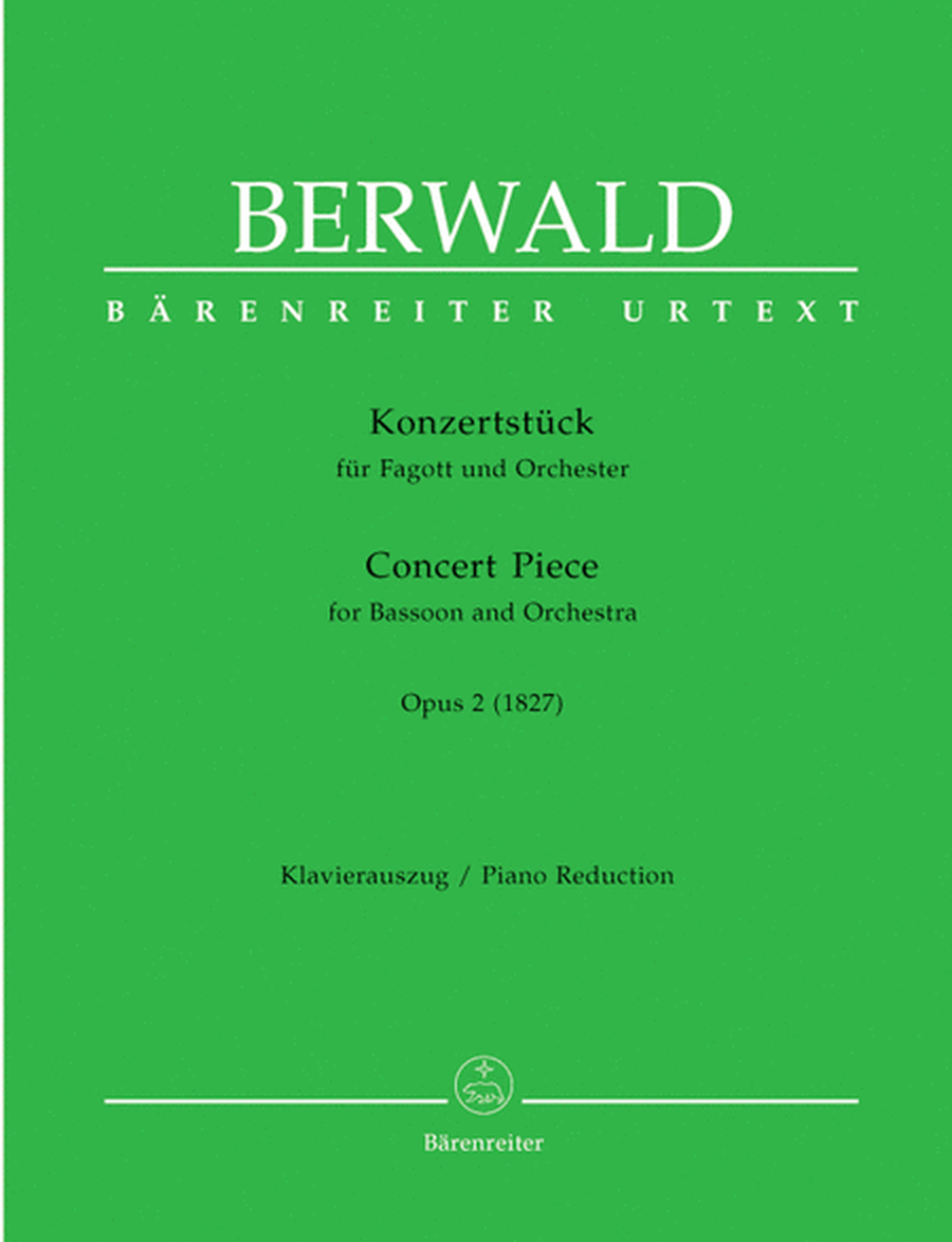 Konzertstueck for Bassoon and Orchestra op. 2