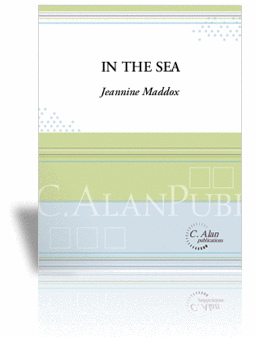 In the Sea (solo marimba) Percussion Ensemble scores gallery preview page 1
