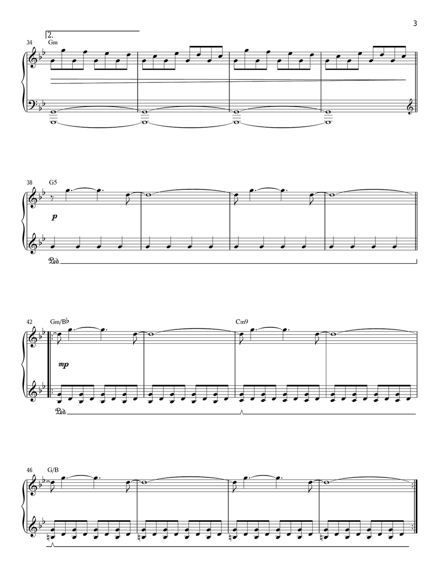 The 2nd Law: Isolated System Easy Piano scores gallery preview page 3