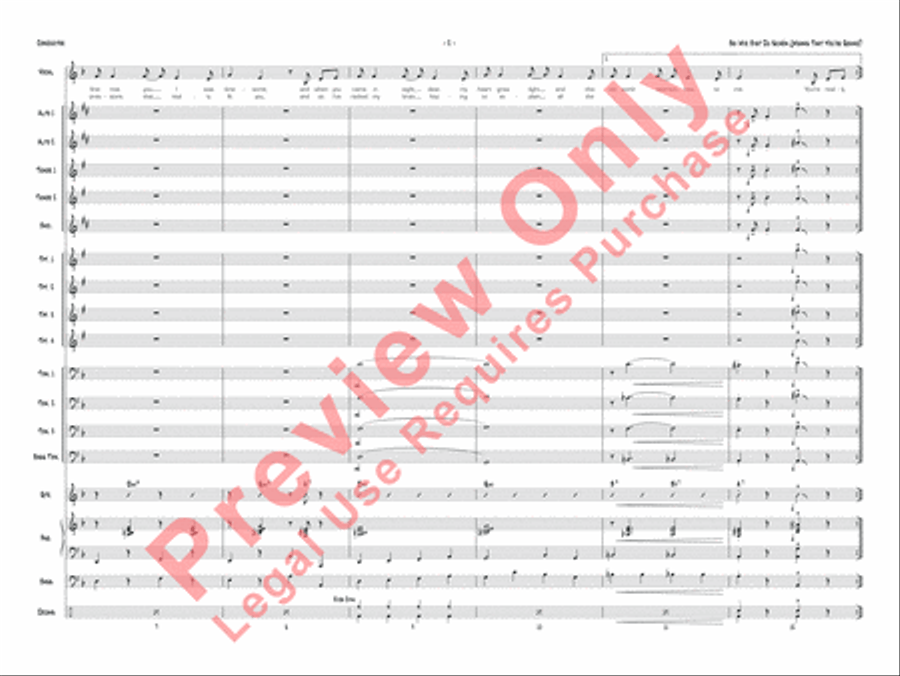 Bei Mir Bist Du Schon (Means That You're Grand) Jazz Ensemble scores gallery preview page 3