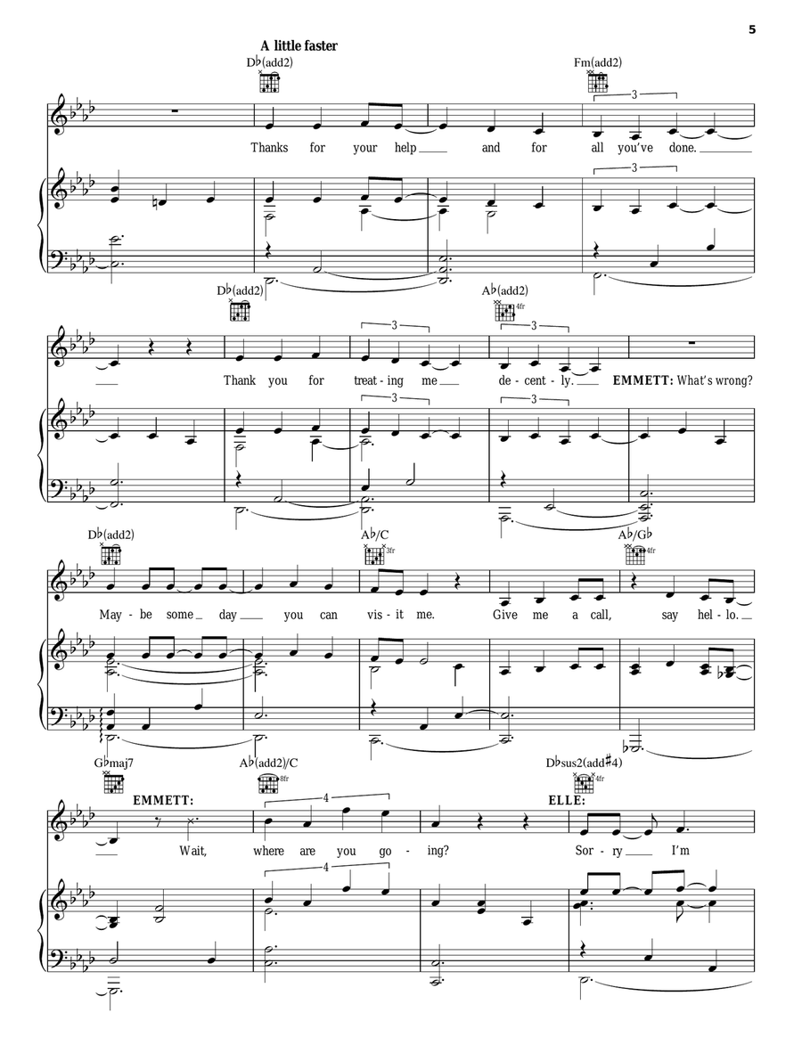 Legally Blonde Piano, Vocal, Guitar scores gallery preview page 5