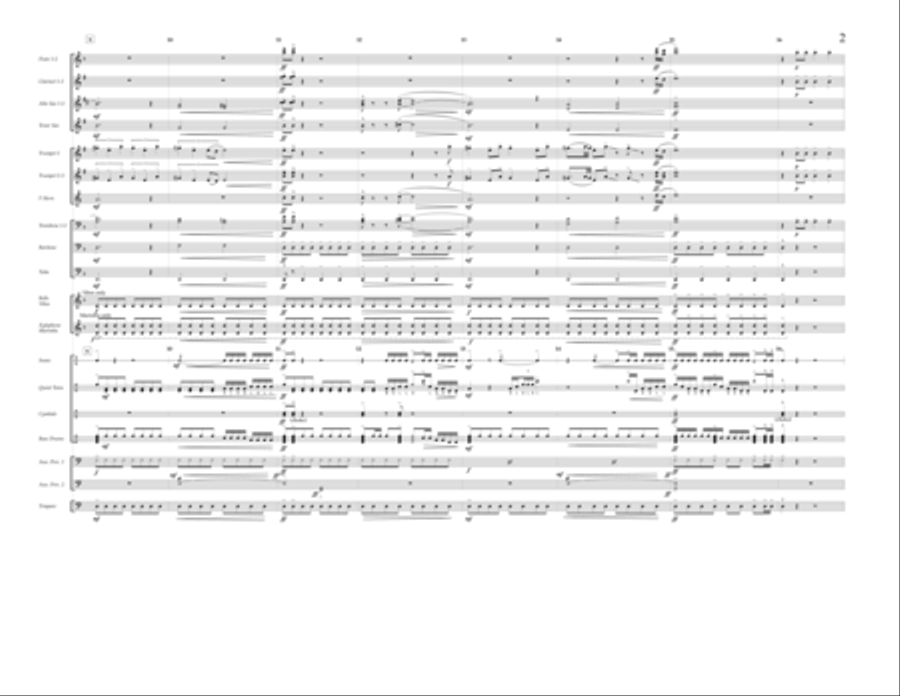 I Can See for Miles/Happy Together - Full Score Marching Band scores gallery preview page 2